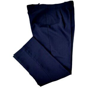 White Stag Pants Women's Dress Clothes Slimming Dark Navy Blue Size 8 NWT JH1288